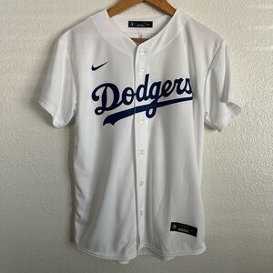 Los Angeles Dodgers Nike MLB Home Jersey White Blue Betts Unisex Youth Sz Large